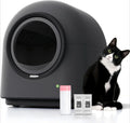 Self-Cleaning Litter Box Automatic Electronic Hands-Free Smart Robot Self Cleaning Litter Box - Safe Anti-Pinch,With Deodorizer and Liner and Litter Mat for Multiple Cats